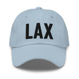 LAX Airport Code Embroidered Dad Hat Los Angeles California