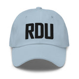 RDU Airport Code Embroidered Dad Hat Raleigh-Durham NC Morrisville North Carolina