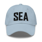 SEA Airport Code Embroidered Dad Hat Seattle Tacoma