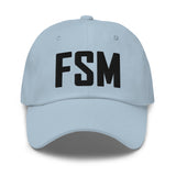 FSM Airport Code Embroidered Dad Hat Fort Smith Arkansas