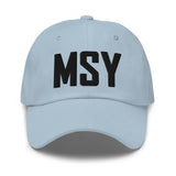 MSY Airport Code Embroidered Dad Hat New Orleans Louisiana