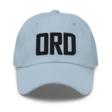 ORD Airport Code Embroidered Dad Hat Chicago Illinois