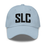 SLC Airport Code Embroidered Dad Hat Salt Lake City Utah