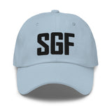 SGF Airport Code Hat Embroidered Hat Springfield Missouri Dad Hat Travel Gift Baseball Cap Airbnb Host Gift Real Estate City Hats - CRE PYT