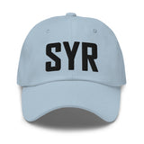 SYR Airport Code Hat Embroidered Hat Syracuse New York Dad Hat Travel Gift Baseball Cap Airbnb Host Gift Real Estate City Hats - CRE PYT