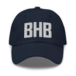 BHB Airport Code Embroidered Dad Hat Bar Harbor Maine