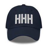 HHH Airport Code Embroidered Dad Hat Hilton Head Island South Carolina