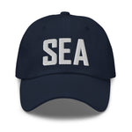 SEA Airport Code Embroidered Dad Hat Seattle Tacoma