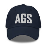 AGS Airport Code Augusta Georgia Golf Embroidered Dad Hat