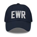 EWR Airport Code Embroidered Dad Hat Newark New Jersey