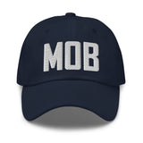 MOB Airport Code Embroidered Dad Hat Mobile Alabama