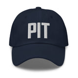 PIT Airport Code Embroidered Dad Hat Pittsburg Pennsylvania