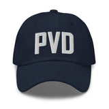 PVD Airport Code Hat Embroidered Hat Warwick Rhode Island Dad Hat Travel Gift Baseball Cap Airbnb Host Gift Real Estate City Hats - CRE PYT