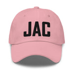 JAC Airport Code Embroidered Dad Hat Jackson Hole Wyoming Jackson WY