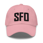 SFO Airport Code Embroidered Dad Hat San Francisco California