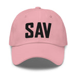 SAV Airport Code Savannah Georgia Hilton Head Island South Carolina Embroidered Dad Hat