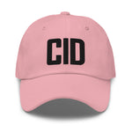 CID Airport Code Embroidered Dad Hat Cedar Rapids Iowa