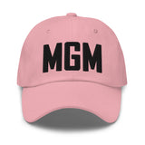 MGM Airport Code Embroidered Dad Hat Montgomery Alabama