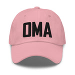 OMA Airport Code Embroidered Dad Hat Omaha Nebraska