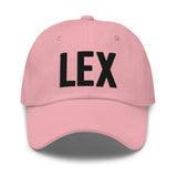 LEX Airport Code Hat Embroidered Hat Lexington Kentucky Dad Hat Travel Gift Baseball Cap Airbnb Host Gift Real Estate City Hats - CRE PYT