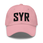 SYR Airport Code Hat Embroidered Hat Syracuse New York Dad Hat Travel Gift Baseball Cap Airbnb Host Gift Real Estate City Hats - CRE PYT