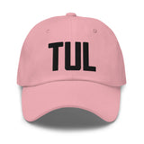 TUL Airport Code Hat Embroidered Hat Tulsa Oklahoma Dad Hat Travel Gift Baseball Cap Airbnb Host Gift Real Estate City Hats - CRE PYT