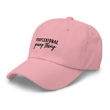 PYT Professional Young Thing Embroidered Dad Hat - CRE PYT