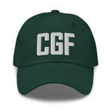 CGF Airport Code Embroidered Dad Hat Cleveland Ohio