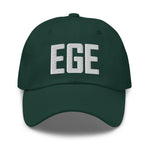 EGE Airport Code Embroidered Dad Hat Vail Colorado Gifts Arapahoe Basin Ski Gifts