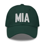 MIA Airport Code Embroidered Dad Hat Miami Florida