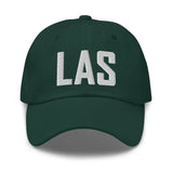 LAS Airport Code Embroidered Dad Hat Las Vegas Nevada