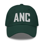 ANC Airport Code Embroidered Dad Hat Anchorage Alaska