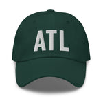 ATL Airport Code Embroidered Dad Hat Atlanta Georgia