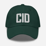 CID Airport Code Embroidered Dad Hat Cedar Rapids Iowa