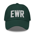 EWR Airport Code Embroidered Dad Hat Newark New Jersey