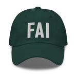 FAI Airport Code Embroidered Dad Hat Fairbanks Alaska