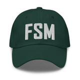 FSM Airport Code Embroidered Dad Hat Fort Smith Arkansas