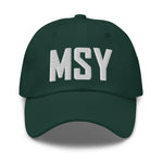 MSY Airport Code Embroidered Dad Hat New Orleans Louisiana