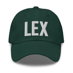 LEX Airport Code Hat Embroidered Hat Lexington Kentucky Dad Hat Travel Gift Baseball Cap Airbnb Host Gift Real Estate City Hats - CRE PYT