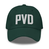 PVD Airport Code Hat Embroidered Hat Warwick Rhode Island Dad Hat Travel Gift Baseball Cap Airbnb Host Gift Real Estate City Hats - CRE PYT