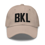 BKL Airport Code Embroidered Dad Hat Cleveland Ohio Lake Erie