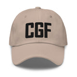 CGF Airport Code Embroidered Dad Hat Cleveland Ohio