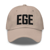 EGE Airport Code Embroidered Dad Hat Vail Colorado Gifts Arapahoe Basin Ski Gifts