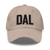 DAL Airport Code Embroidered Dad Hat Dallas Texas Fort Worth