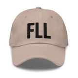 FLL Airport Code Embroidered Dad Hat Fort Lauderdale Hollywood Florida