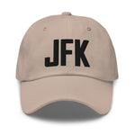 JFK Airport Code Embroidered Dad Hat Queens New York City NY Hat