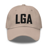 LGA Airport Code Embroidered Dad Hat Queens New York City NY Hat