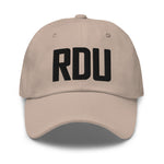 RDU Airport Code Embroidered Dad Hat Raleigh-Durham NC Morrisville North Carolina