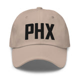 PHX Airport Code Embroidered Dad Hat Phoenix Arizona