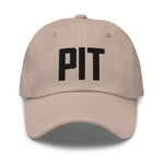 PIT Airport Code Embroidered Dad Hat Pittsburg Pennsylvania